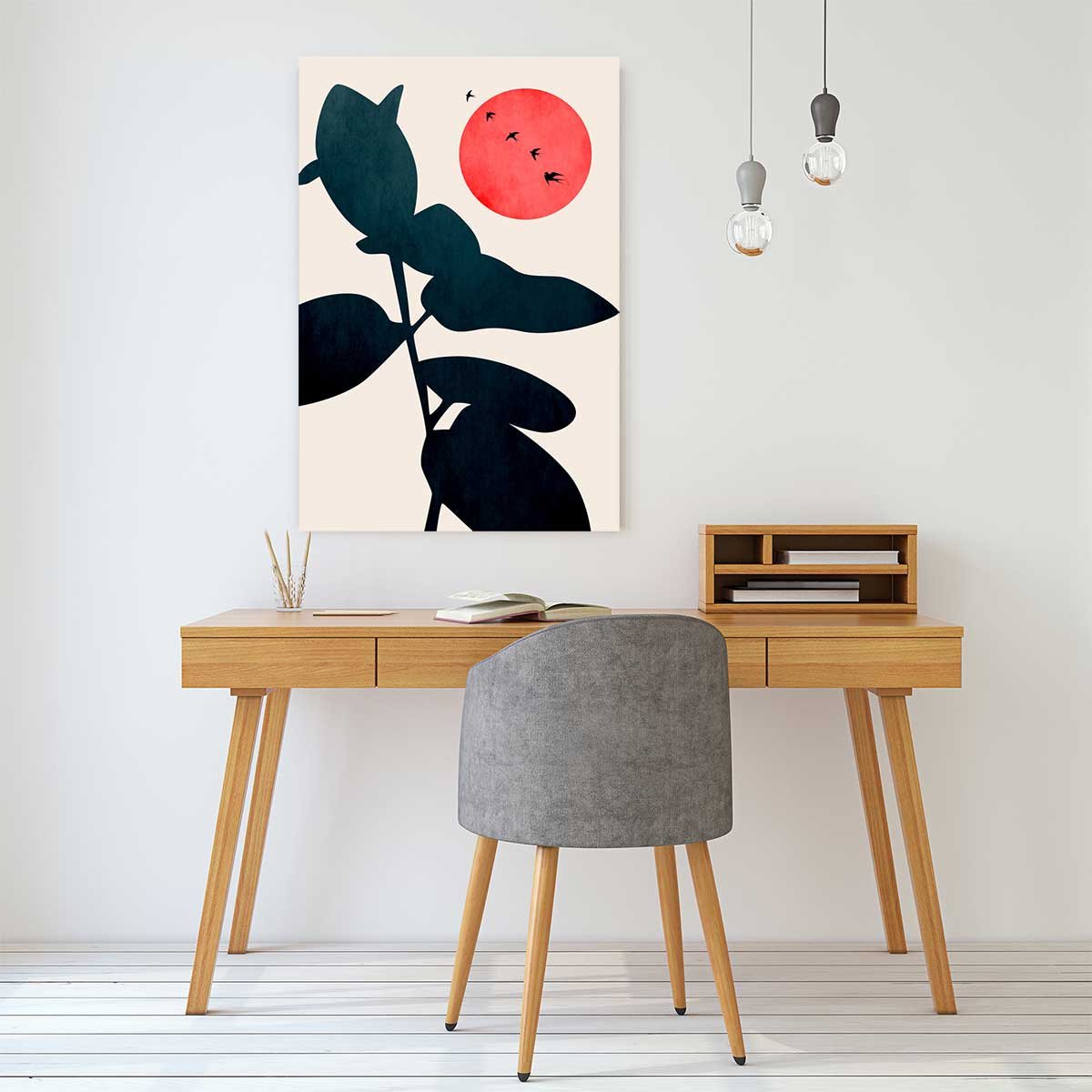 Tableau Coucher de lune tableau alu dibond, HEXOA