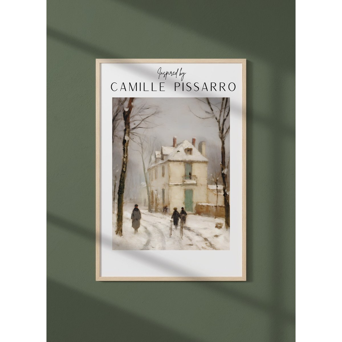 Affiche Camille Pissarro n°11 blanc, L'AFFICHERIE