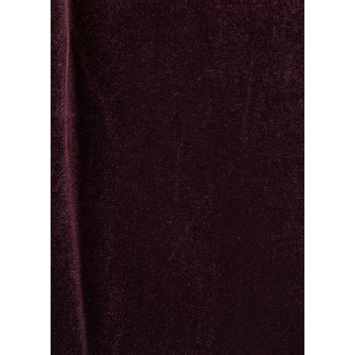 Pantalon flare velours lie de vin, MANGO