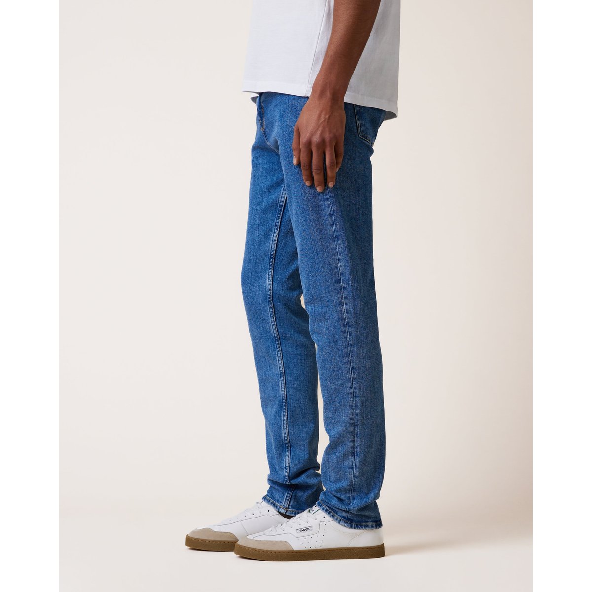 Jean denim clair stretch denim clair, FAGUO