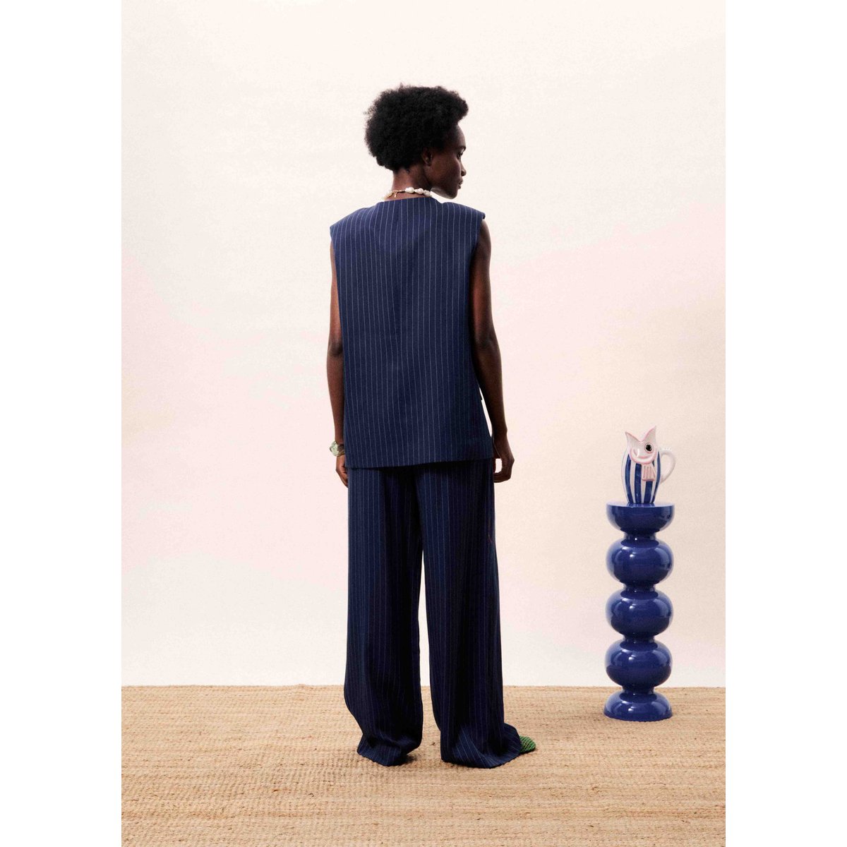 Pantalon TORREA bleu marine, FRNCH