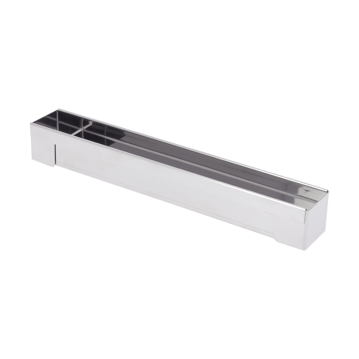 Gouttière carrée démontable en inox 30 cm gris, DE BUYER
