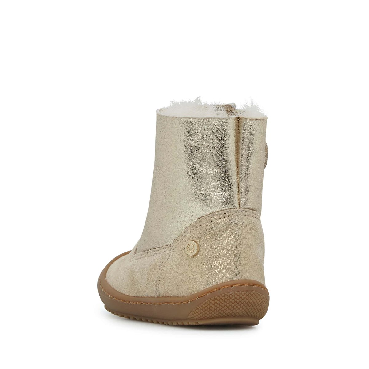 Bottines doublées de laine COZY HUG platine-, NATURINO