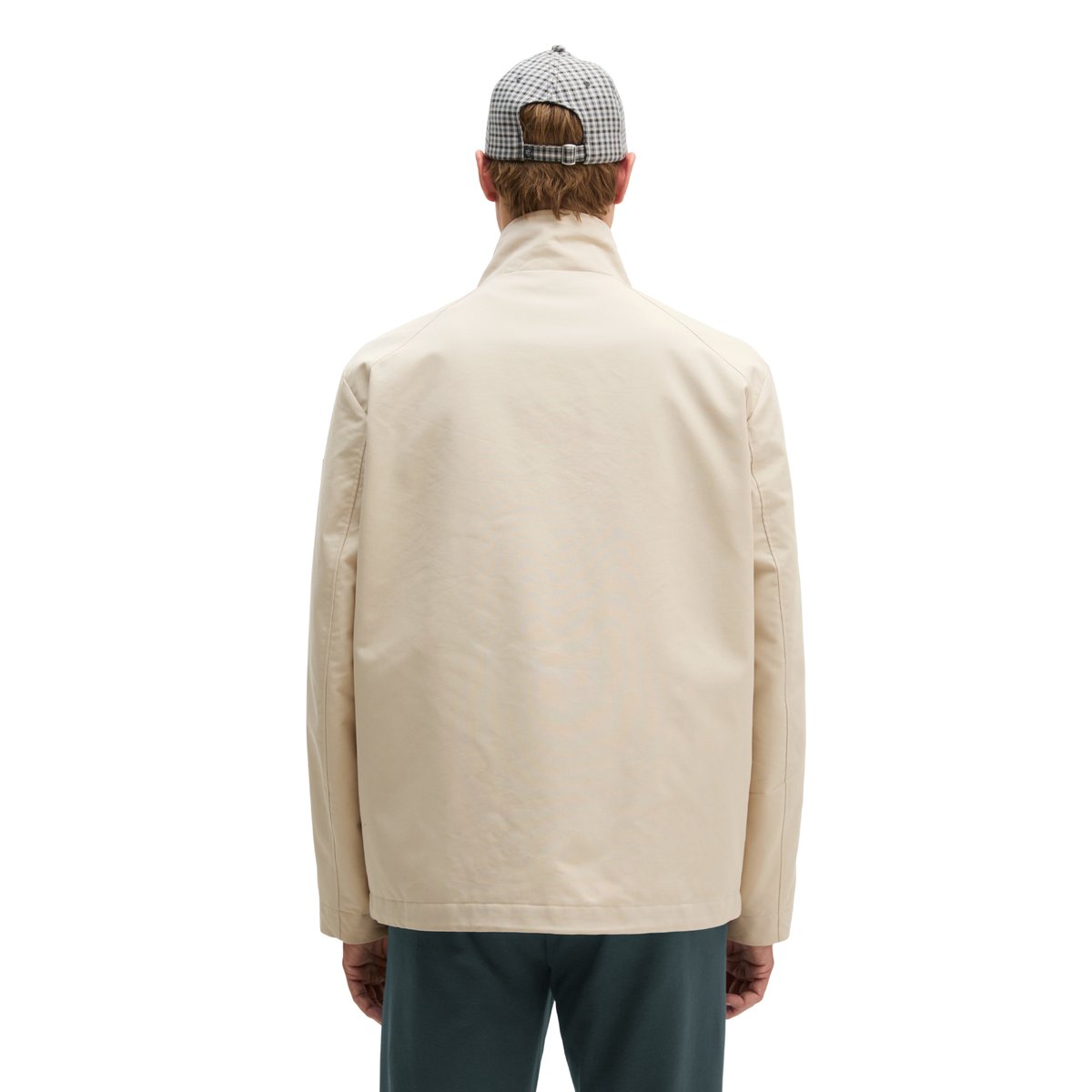 Veste en toile, coupe classique avec un léger rembourrage en Unifi REPREVE® beige, MARC O'POLO