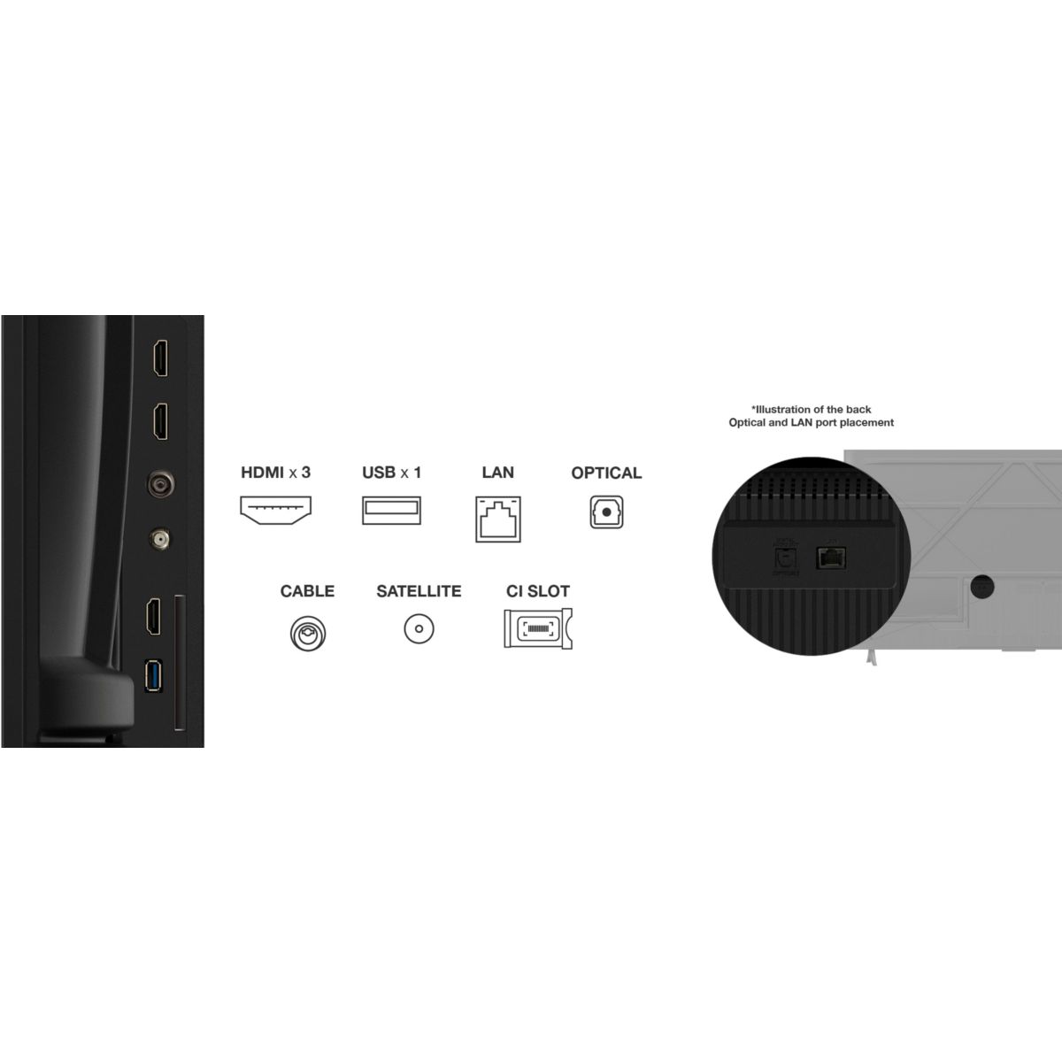 TV QLED 65T69C (2026) 65" (165 cm) couleur unique, TCL