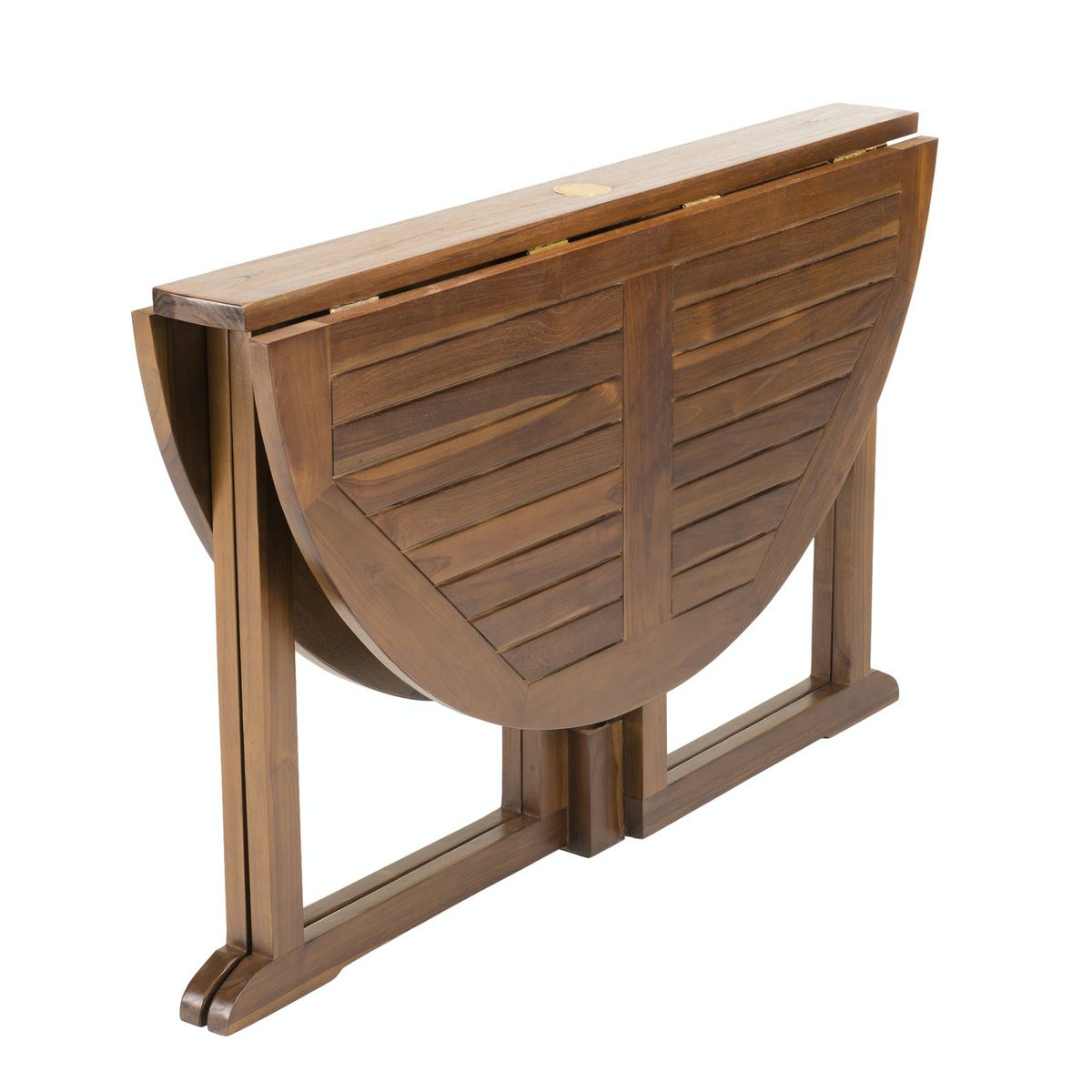 Table de jardin pliante papillon en teck 120 cm MACAO bois naturel, PIER IMPORT
