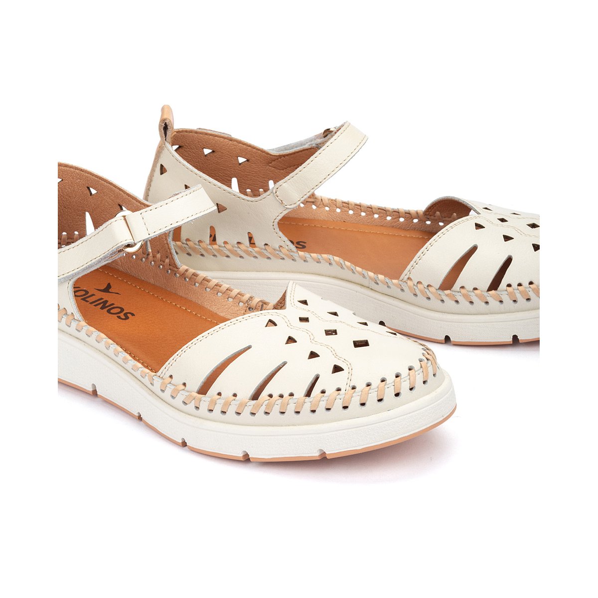 Chaussure semi-ouverts cuir Tenerife nata, PIKOLINOS