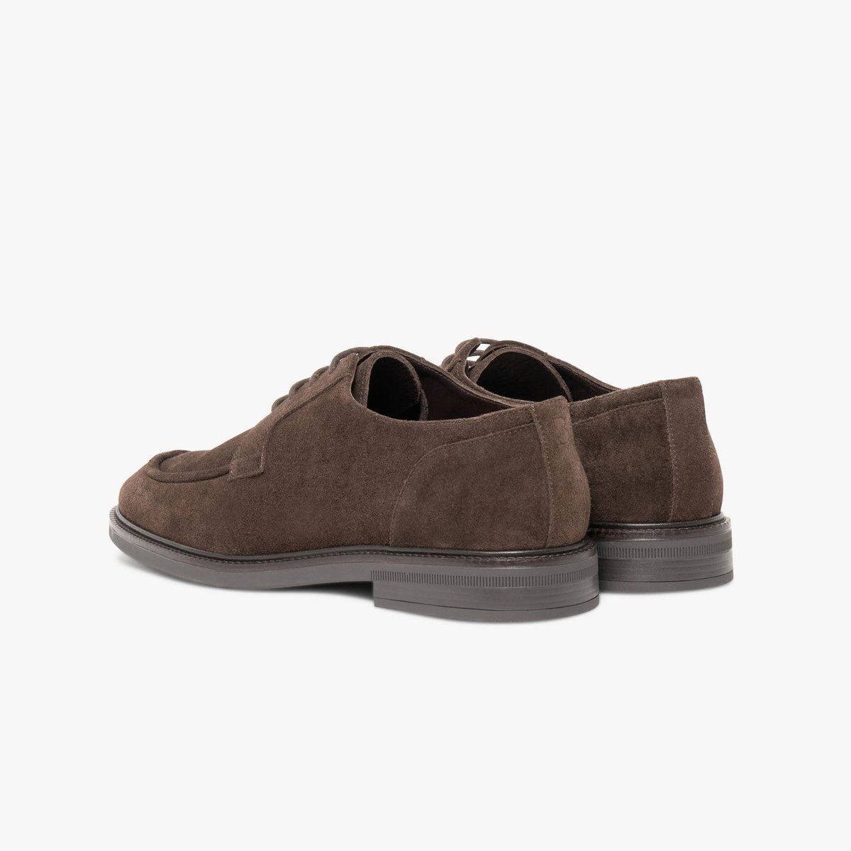 Derby en cuir MORGAN marron chocolat, BOCAGE