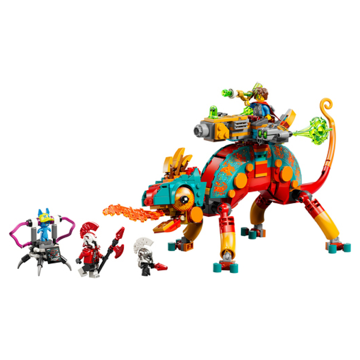 71492 - Le cameleon cracheur de feu de Mateo couleur unique, LEGO