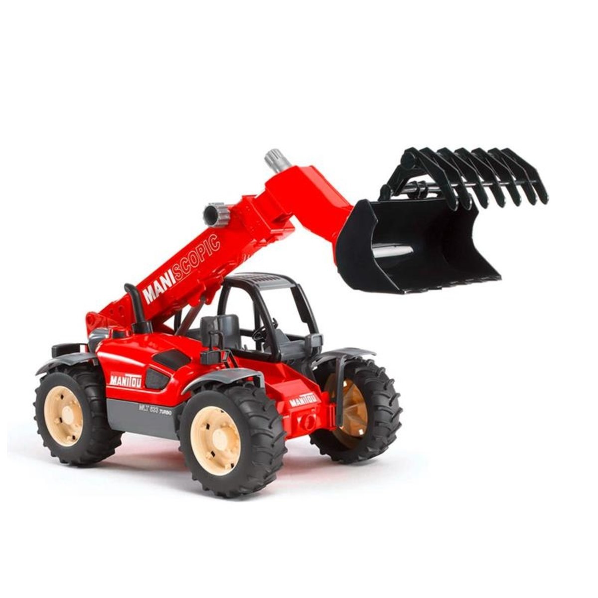 Manitou Chargeur télescopique MLT633 rouge, BRUDER