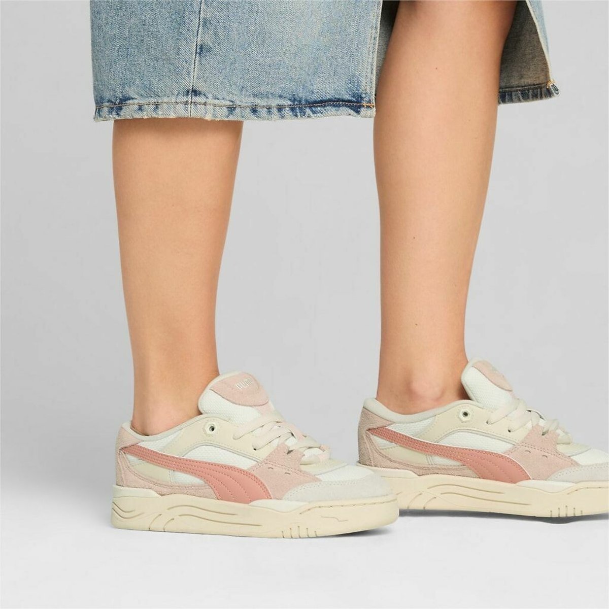 180 Leather Trainers white/pink, PUMA