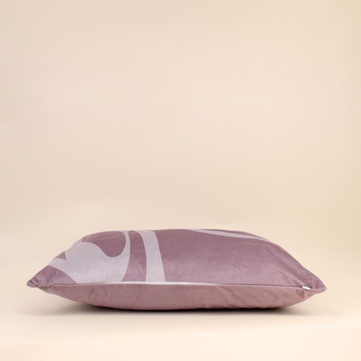 Coussin en velours zébré 40x60cm rose, ORNAMI