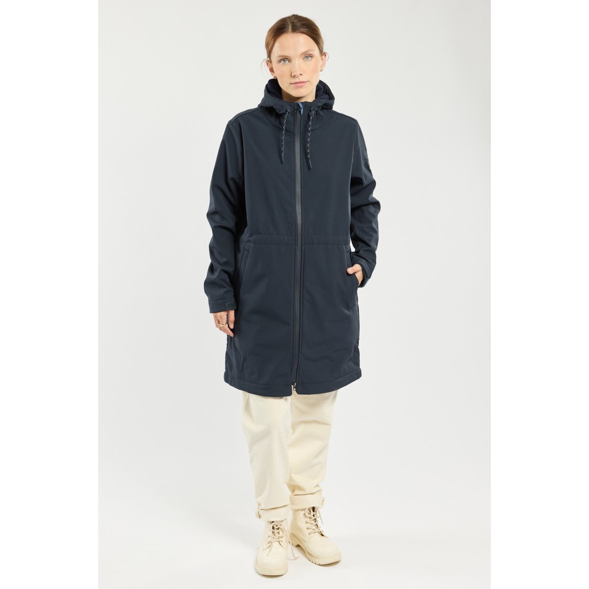 Veste softshell longue SORANE navy, BERMUDES