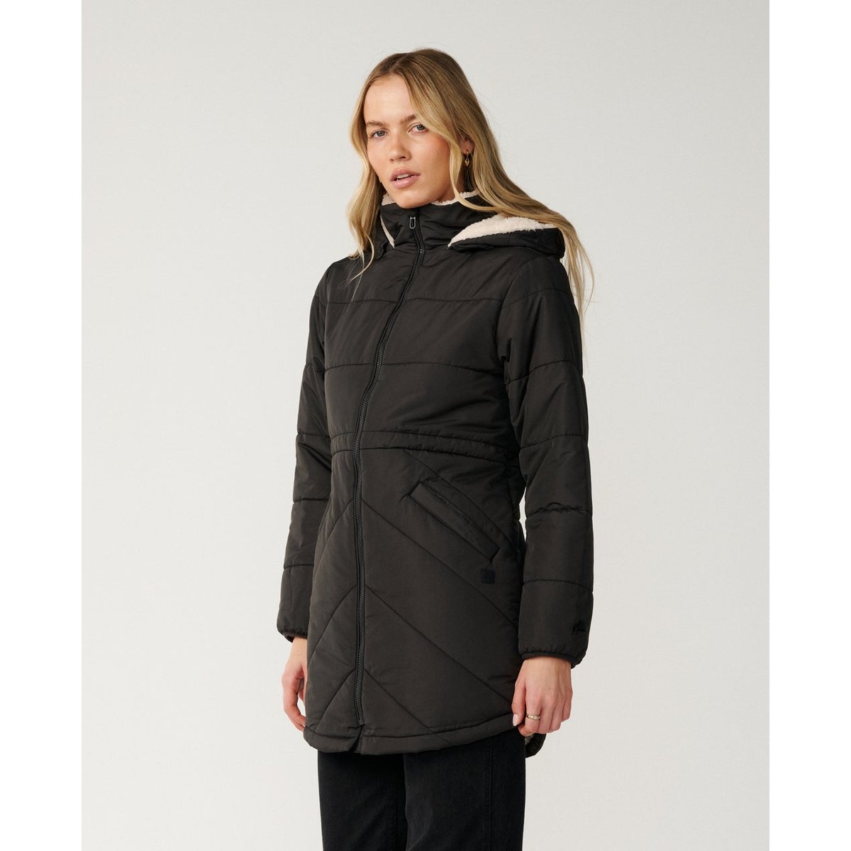 Veste ANTI-SERIES washed black, RIP CURL