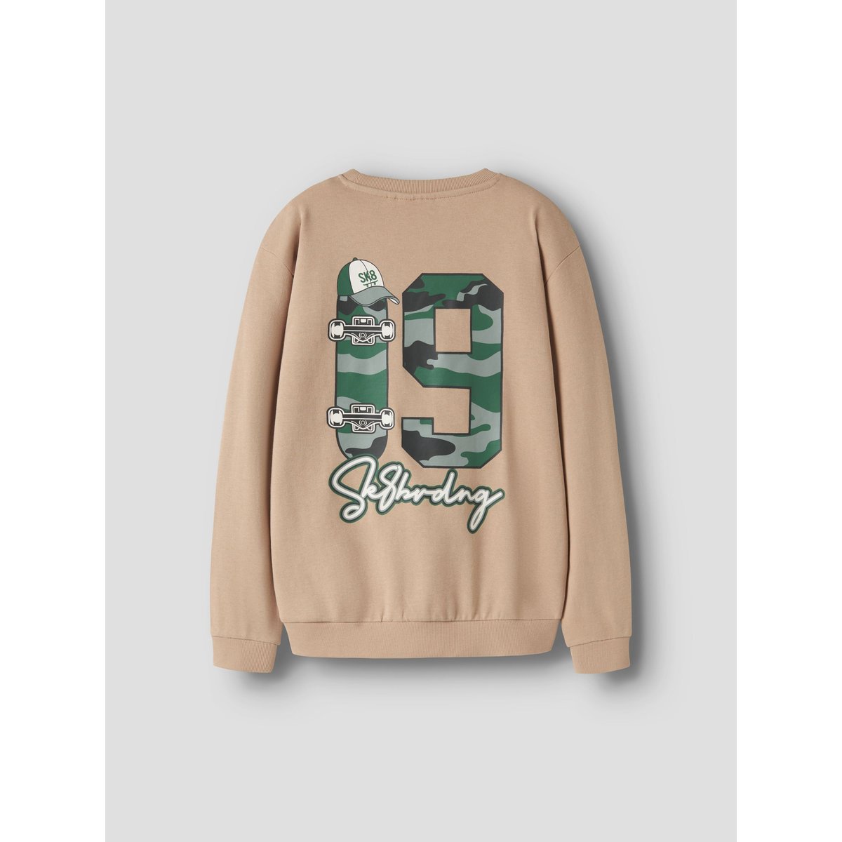 Sweat-Shirt gris - sesame, NAME IT
