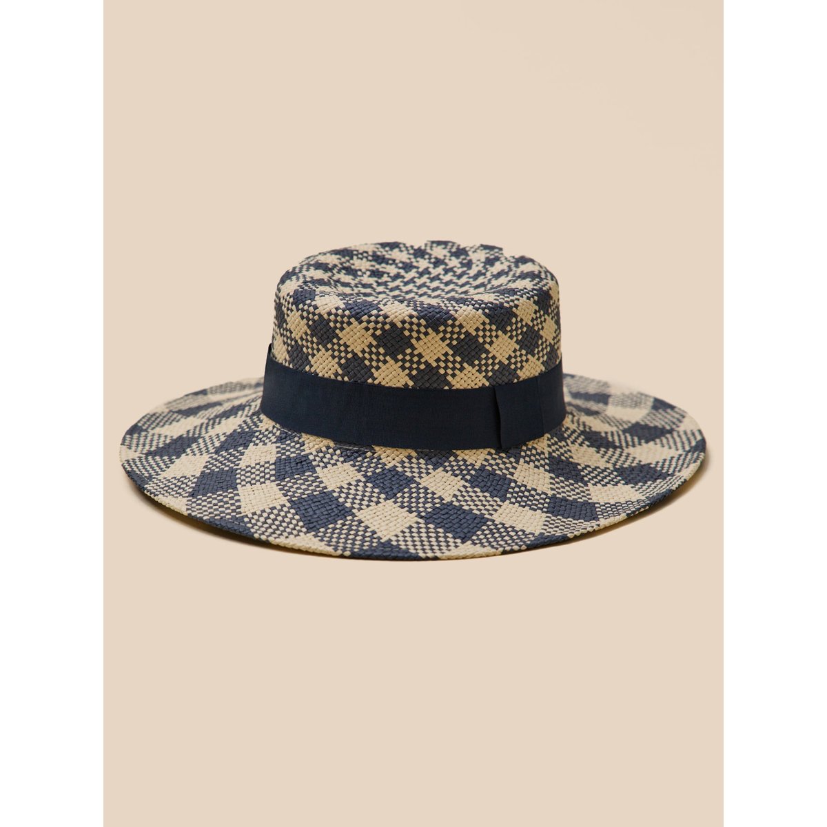 Chapeau de paille bicolore paille, CYRILLUS