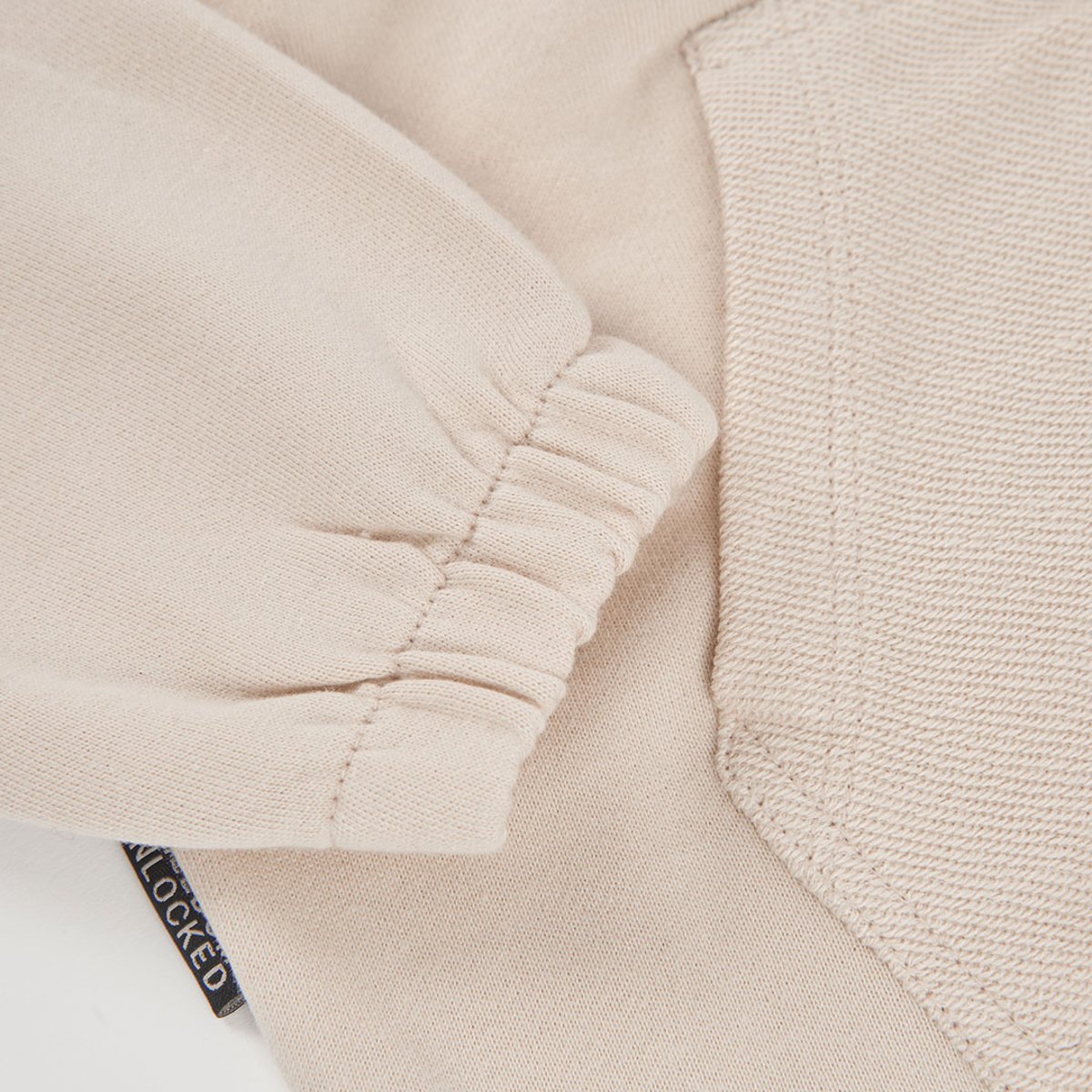 Sweat-shirt garçon molleton à capuche Freedom beige, BOBOLI