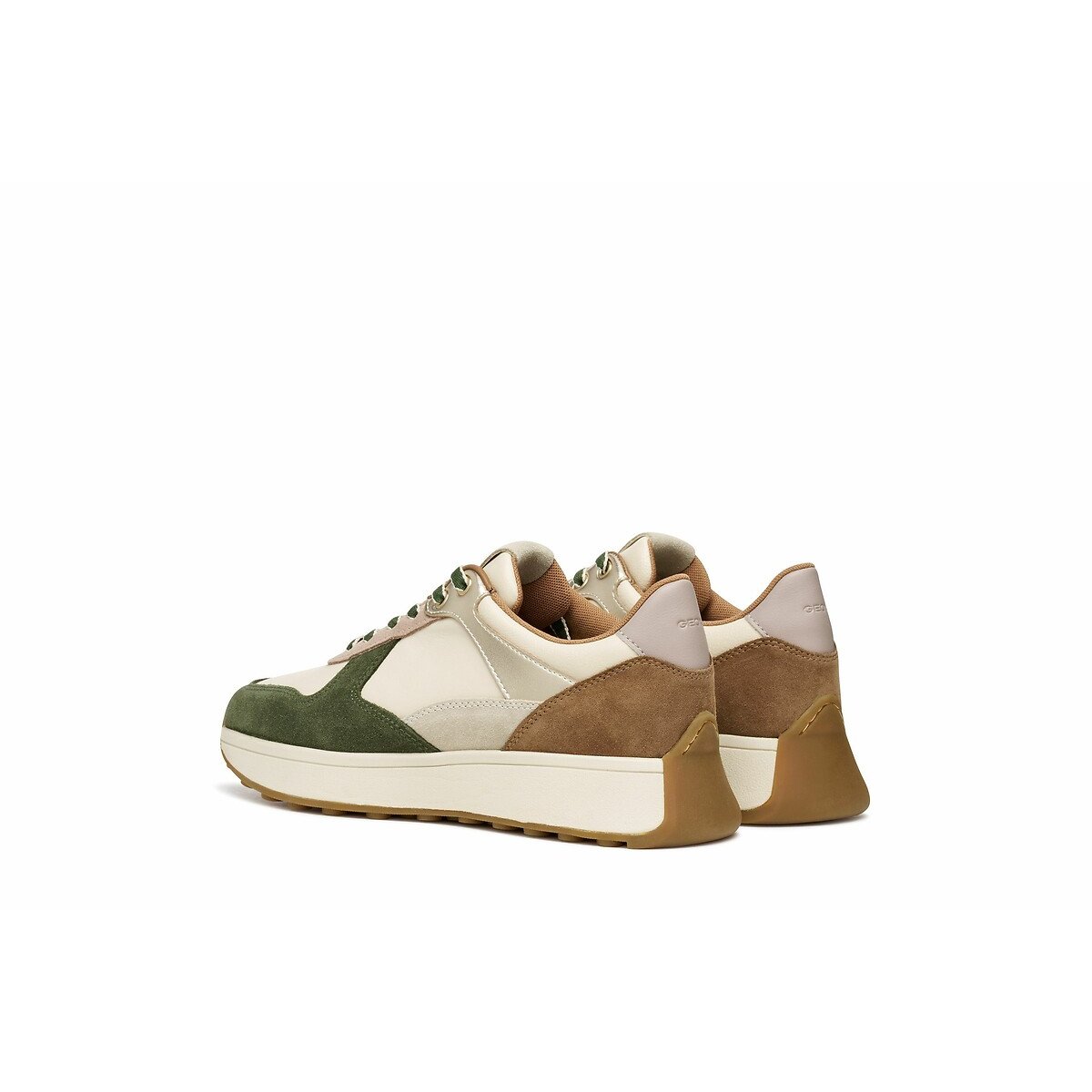 Baskets respirantes Amabel taupe/blanc, GEOX