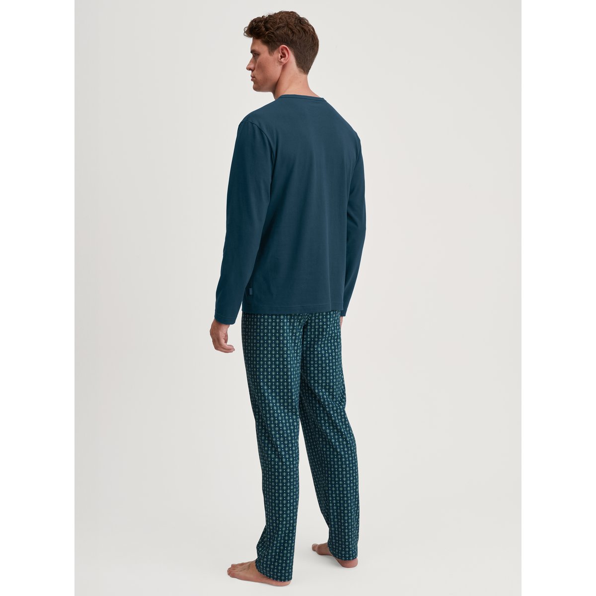 Pyjama manches longues Coton RELAX IMPRINT essence profonde, CALIDA