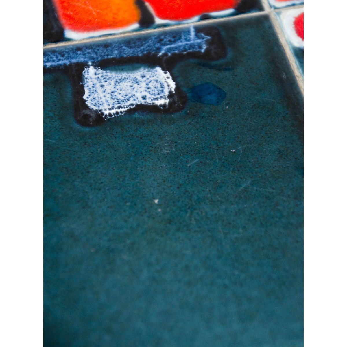 Table basse en céramique Donna N°1640 - Bon état noir, DEBONGOUT