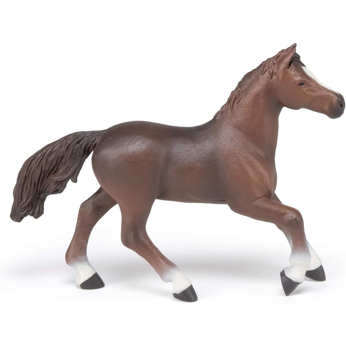 Figurine Jument Anglo arabe marron, PAPO