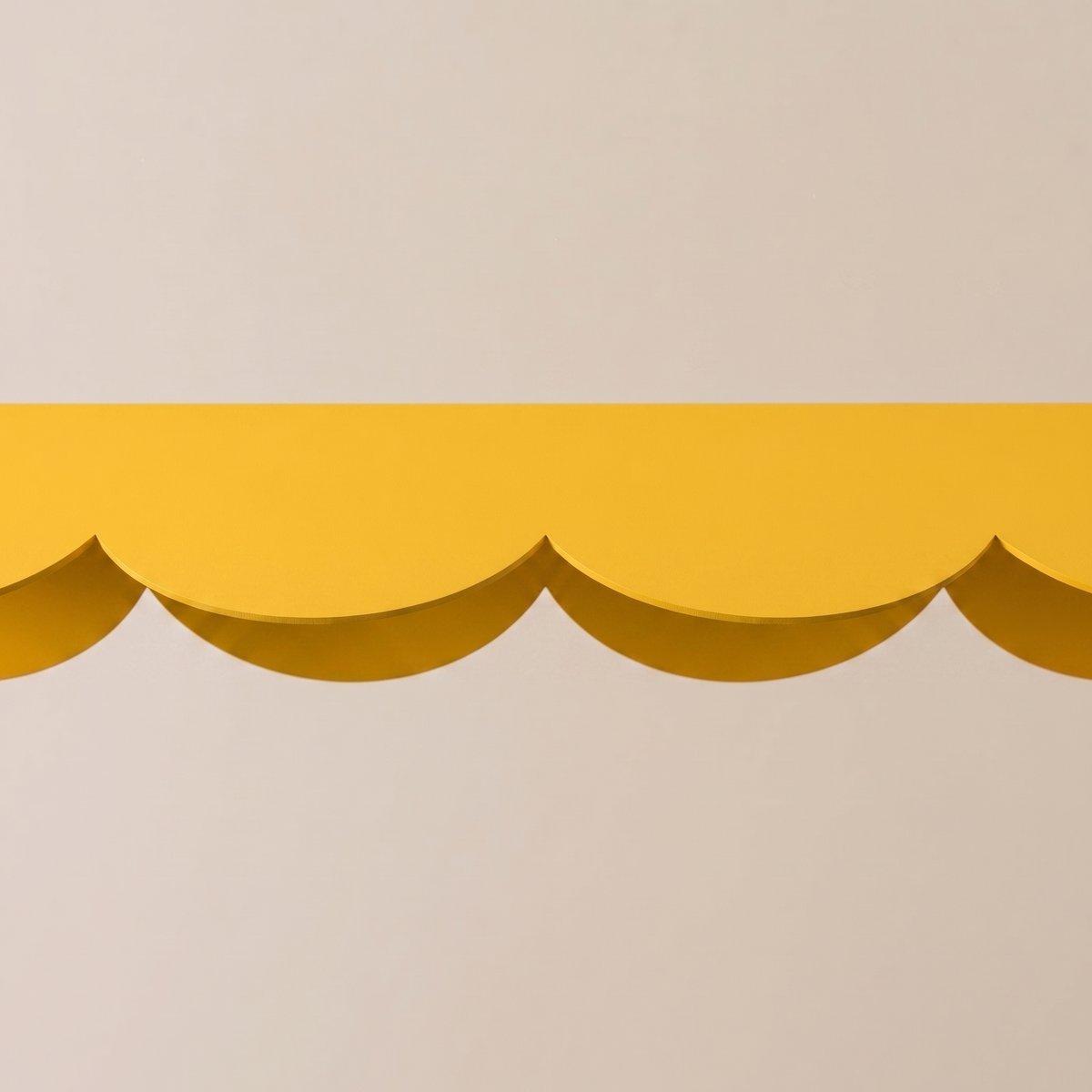 Suspension Aluminium Jaune LED 1 Biscuit jaune, EDEN