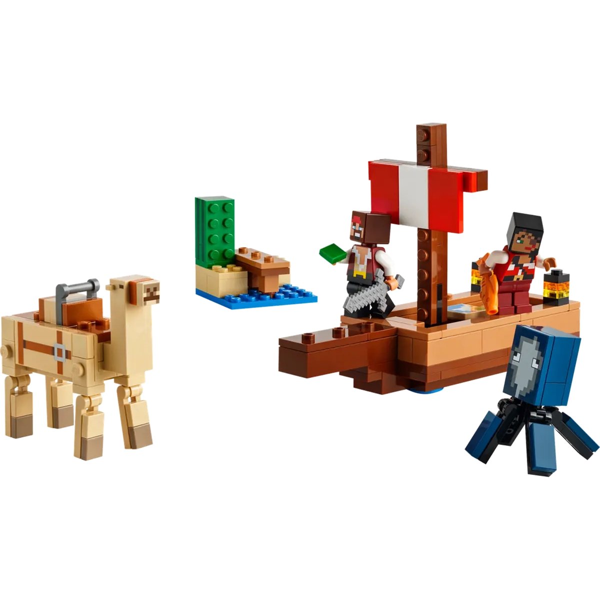 Le voyage du bateau pirate multicolore, LEGO