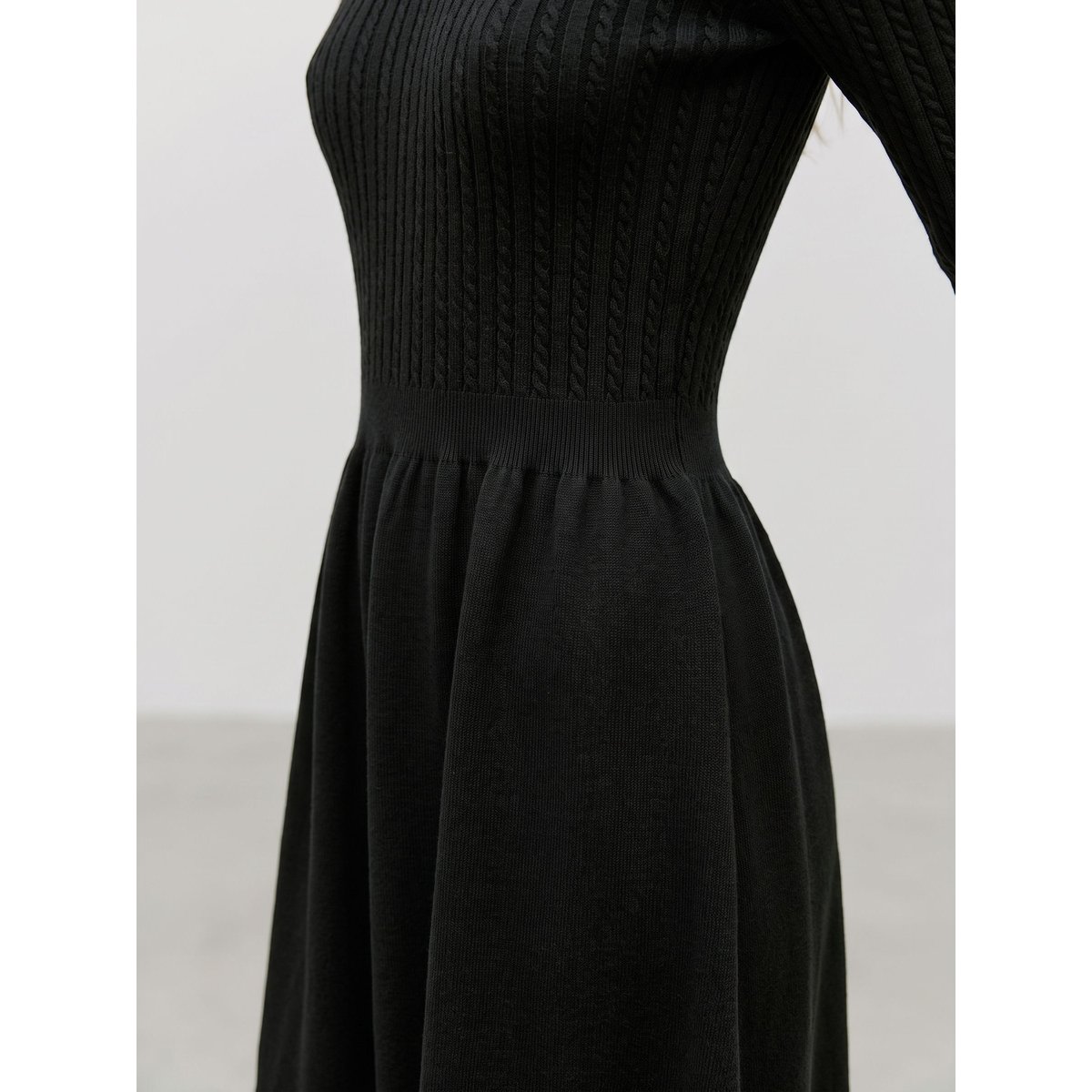 Robe En Maille black 1, VERO MODA