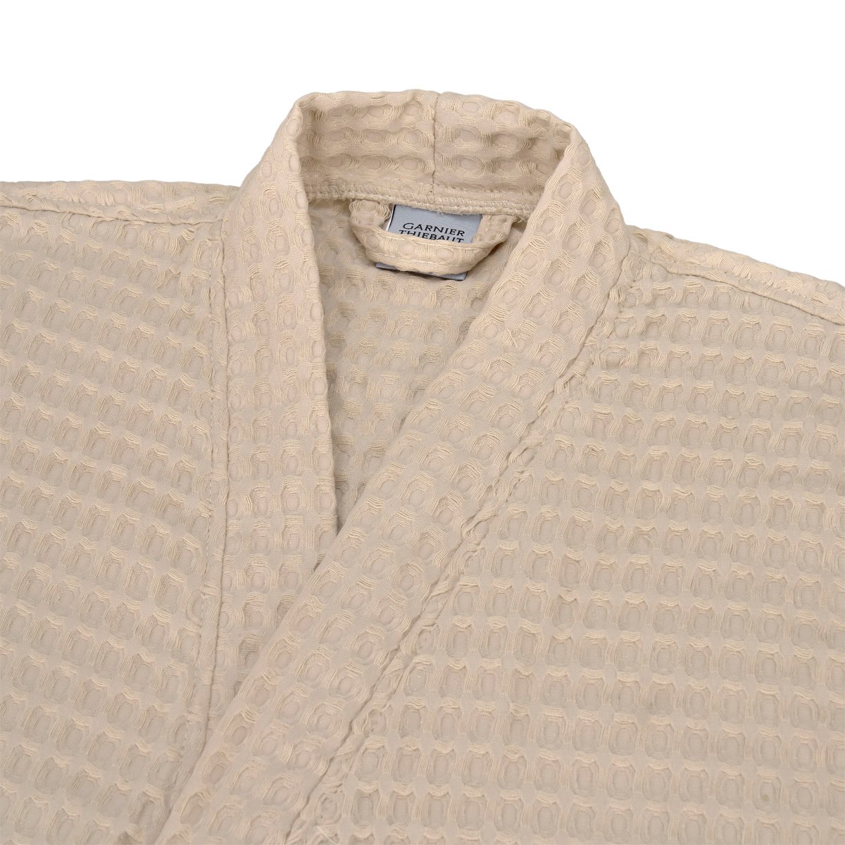 Peignoir femme pur coton DETENTE naturel, GARNIER THIEBAUT