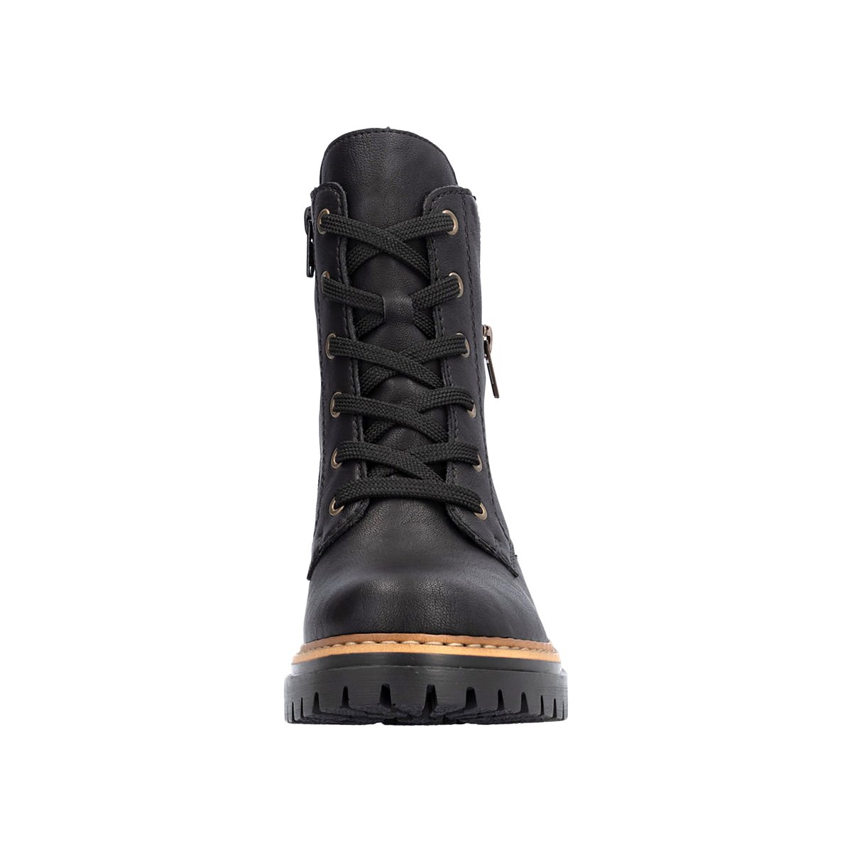 Bottines à Lacets France noir, RIEKER