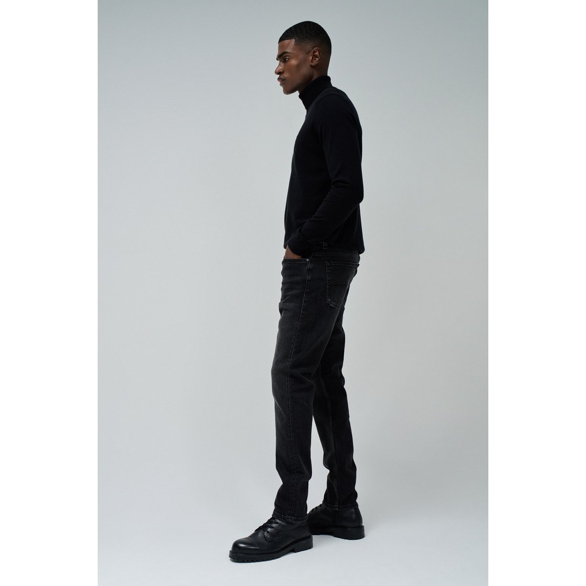 JEAN SLIM FIT noir, SALSA JEANS
