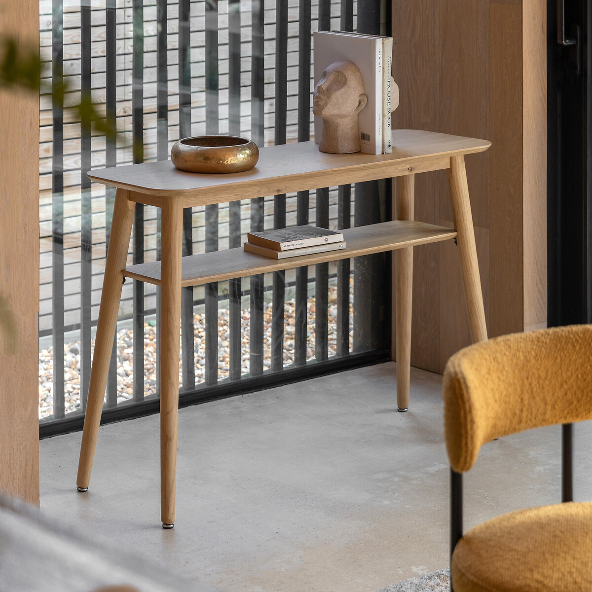 Hale Natural Oak Console Table oak, ÉDITÉ