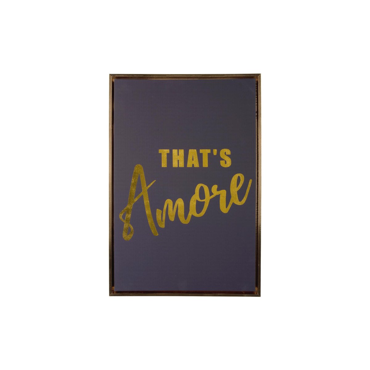 Décoration Murale Toile THAT'S AMORE MEDIUM l'or, PRESENT TIME