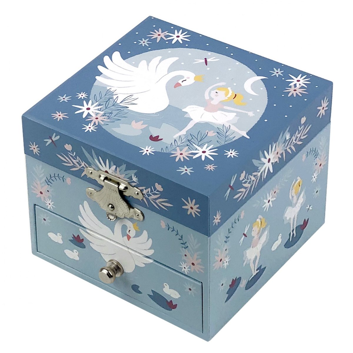 Petite boîte à musique bébé bleu, TROUSSELIER