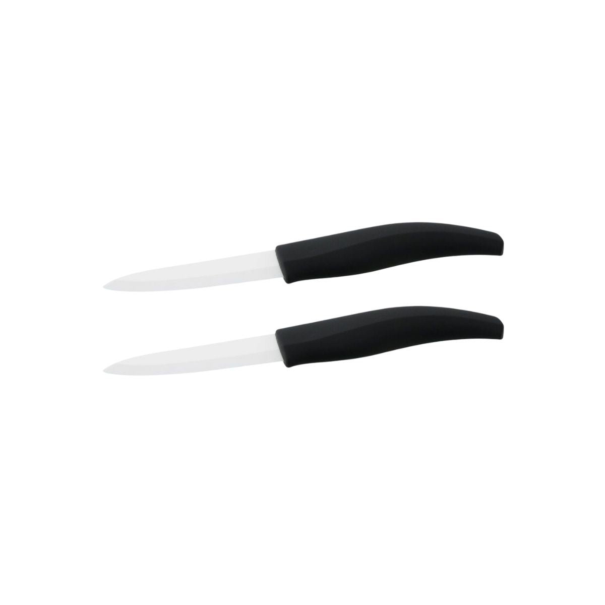 Lot de 2 couteaux de cuisine CERAMIQUE noir,blanc, NIROSTA