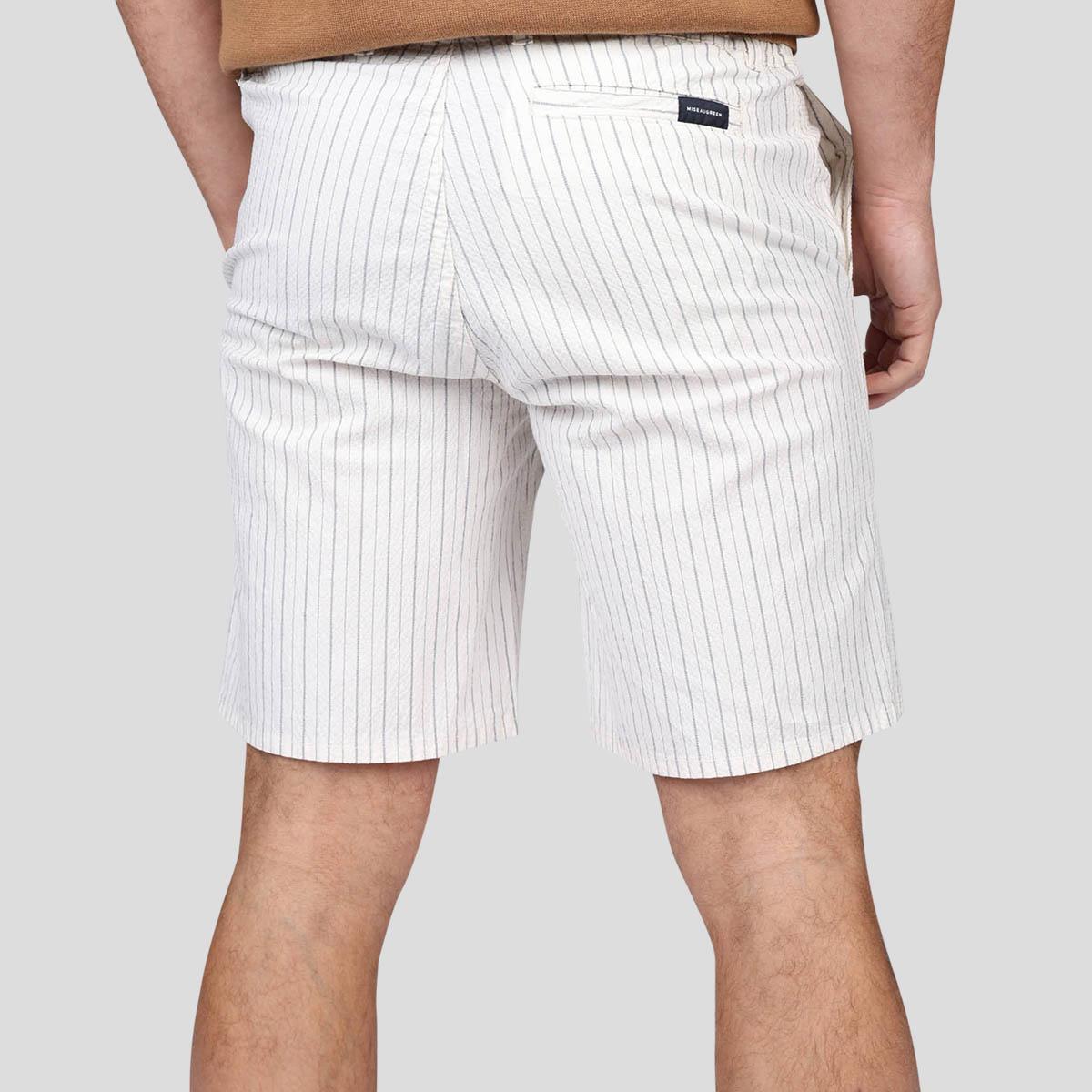 Bermuda chino blanc cassé, MISE AU GREEN