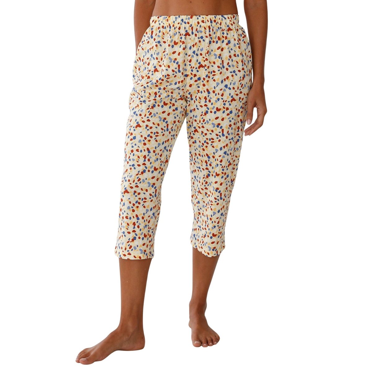 Pantacourt de pyjama pur coton miel, DAXON