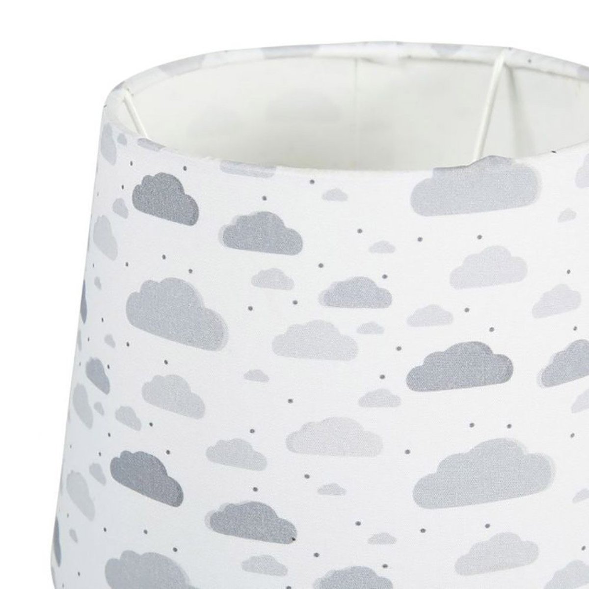 Lampe pied métal argenté Brume argent, DECORATIE
