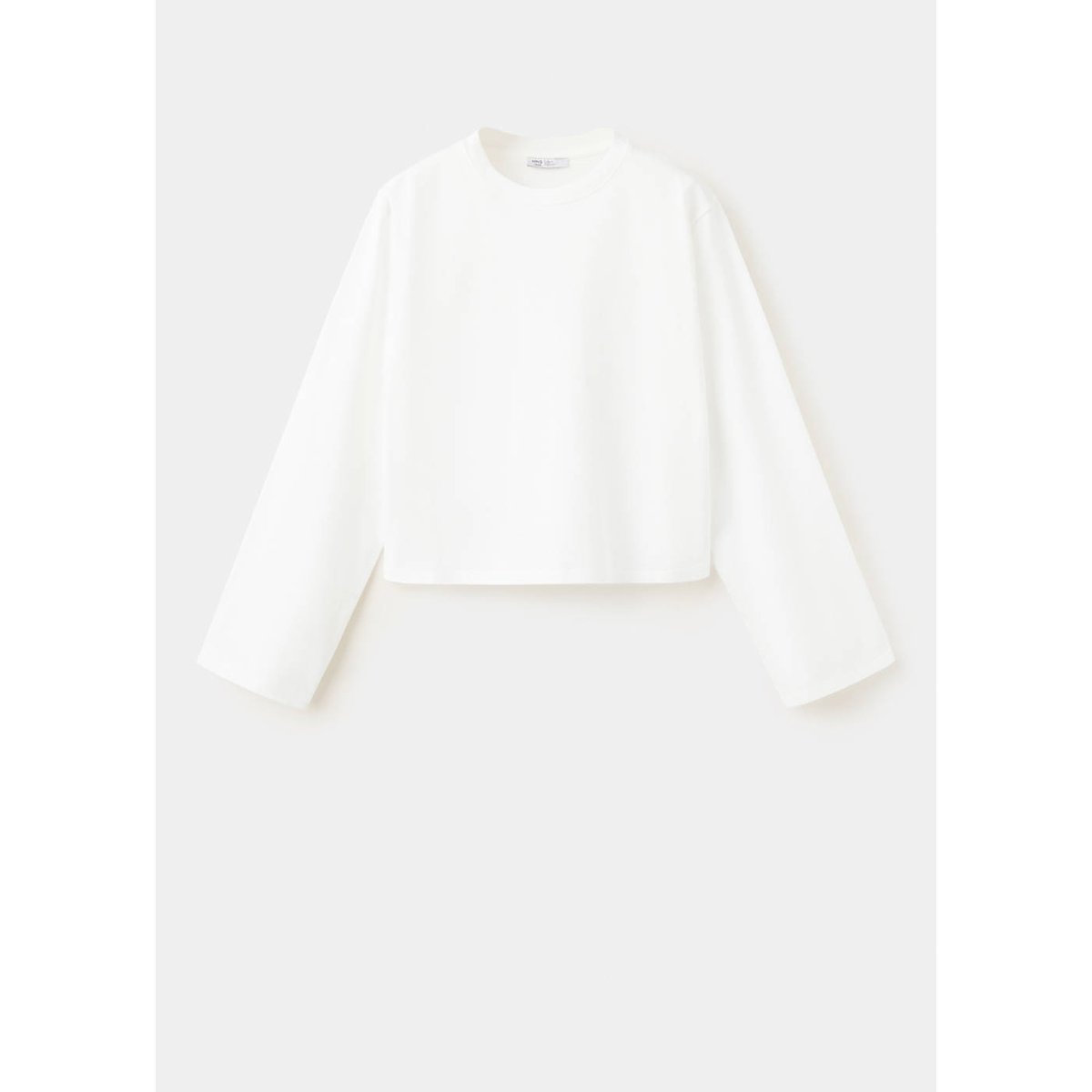 T-shirt jaspé blanc cassé, MANGO TEEN
