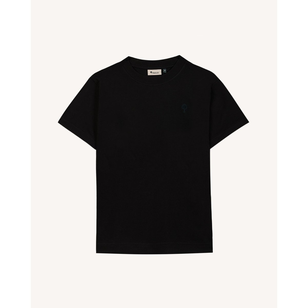 T-shirt en maille noir, FAGUO
