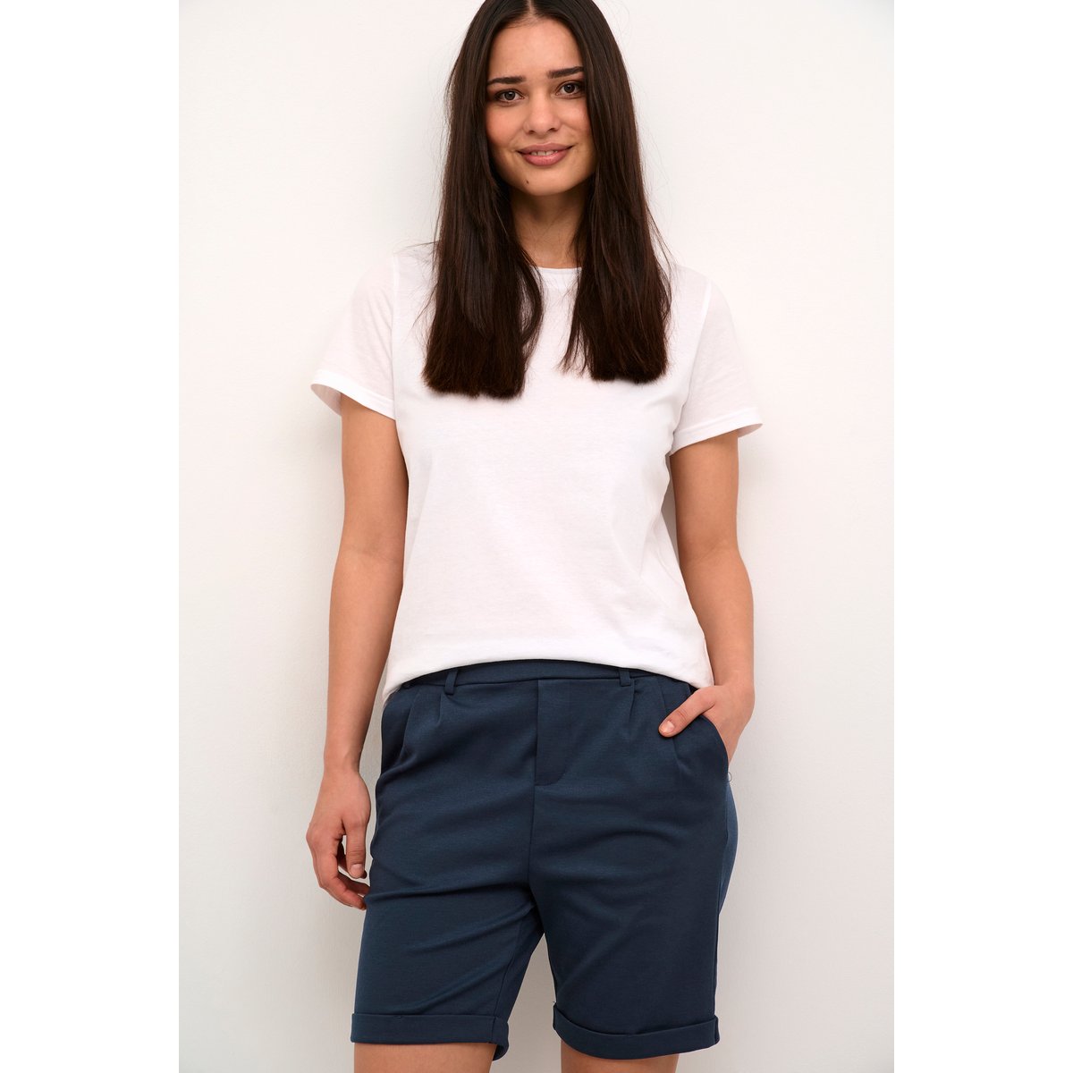 Shorts casual bleu midnight marine, KAFFE