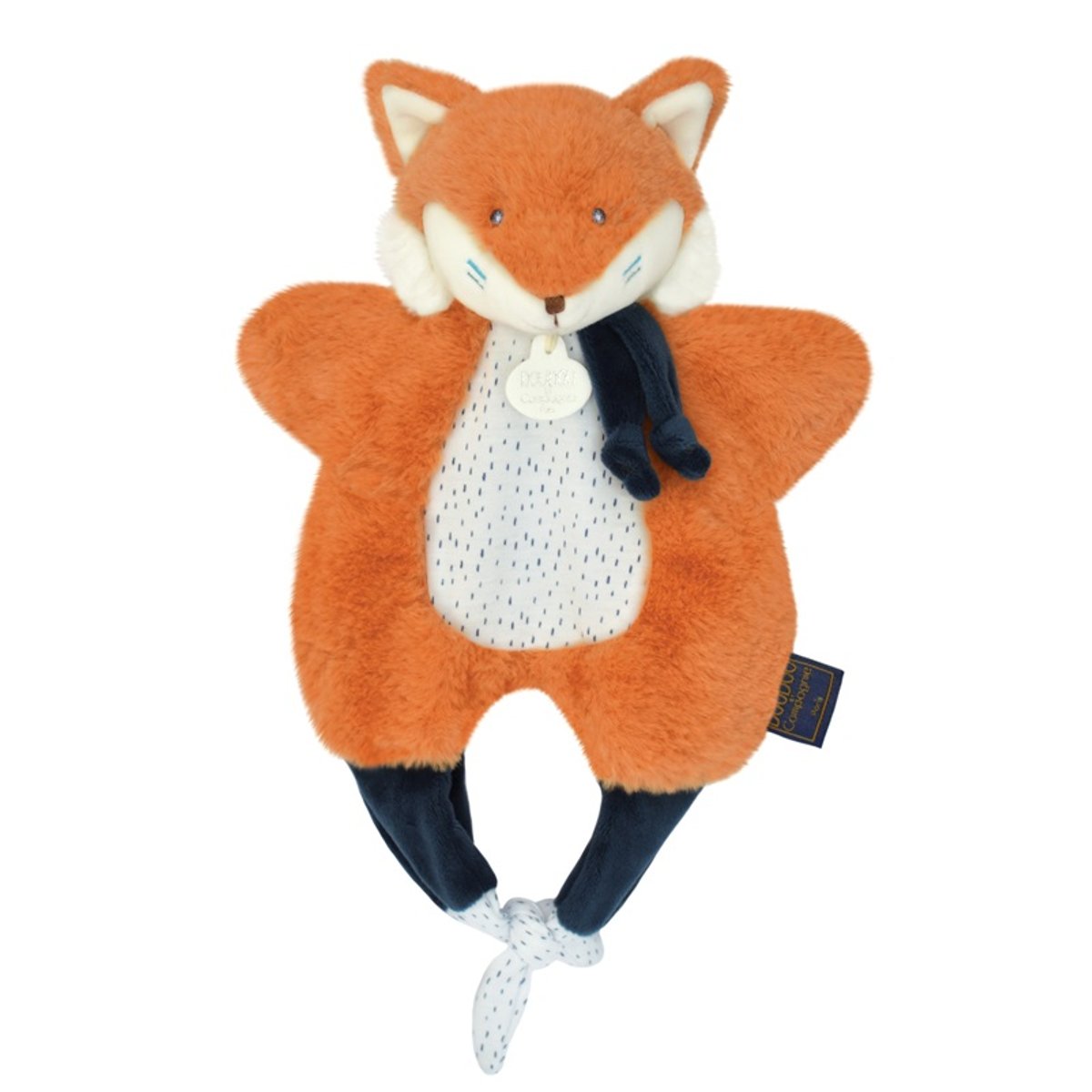 Doudou Renard marionnette orange, DOUDOU ET COMPAGNIE