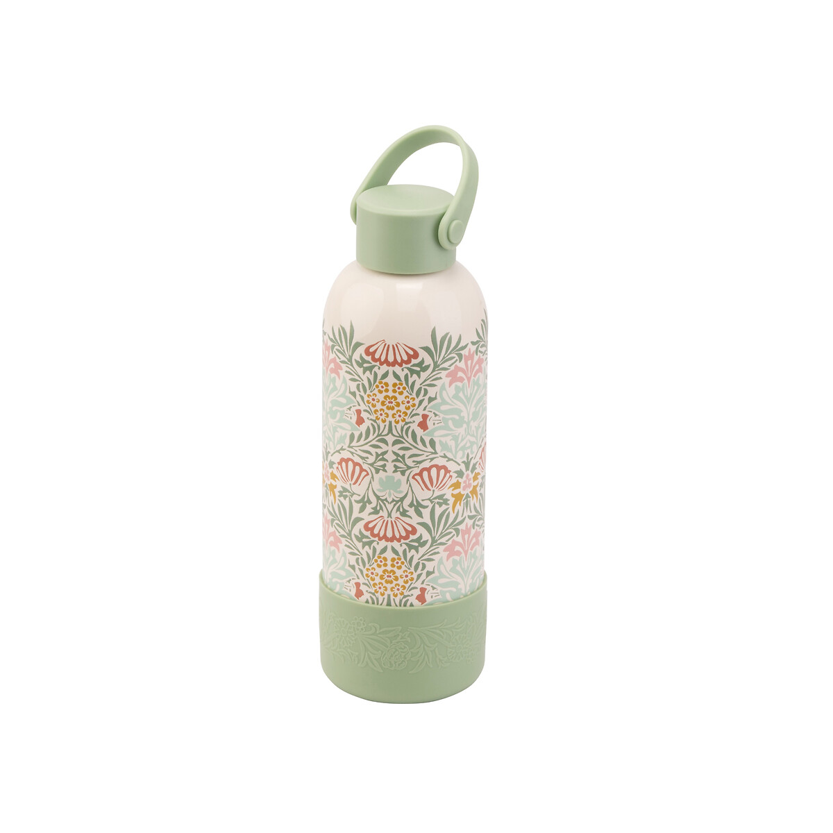 Kitchen Garden Stainless Steel Travel Water Bottle in Cream neutral, WILLIAM MORRIS AT HOME