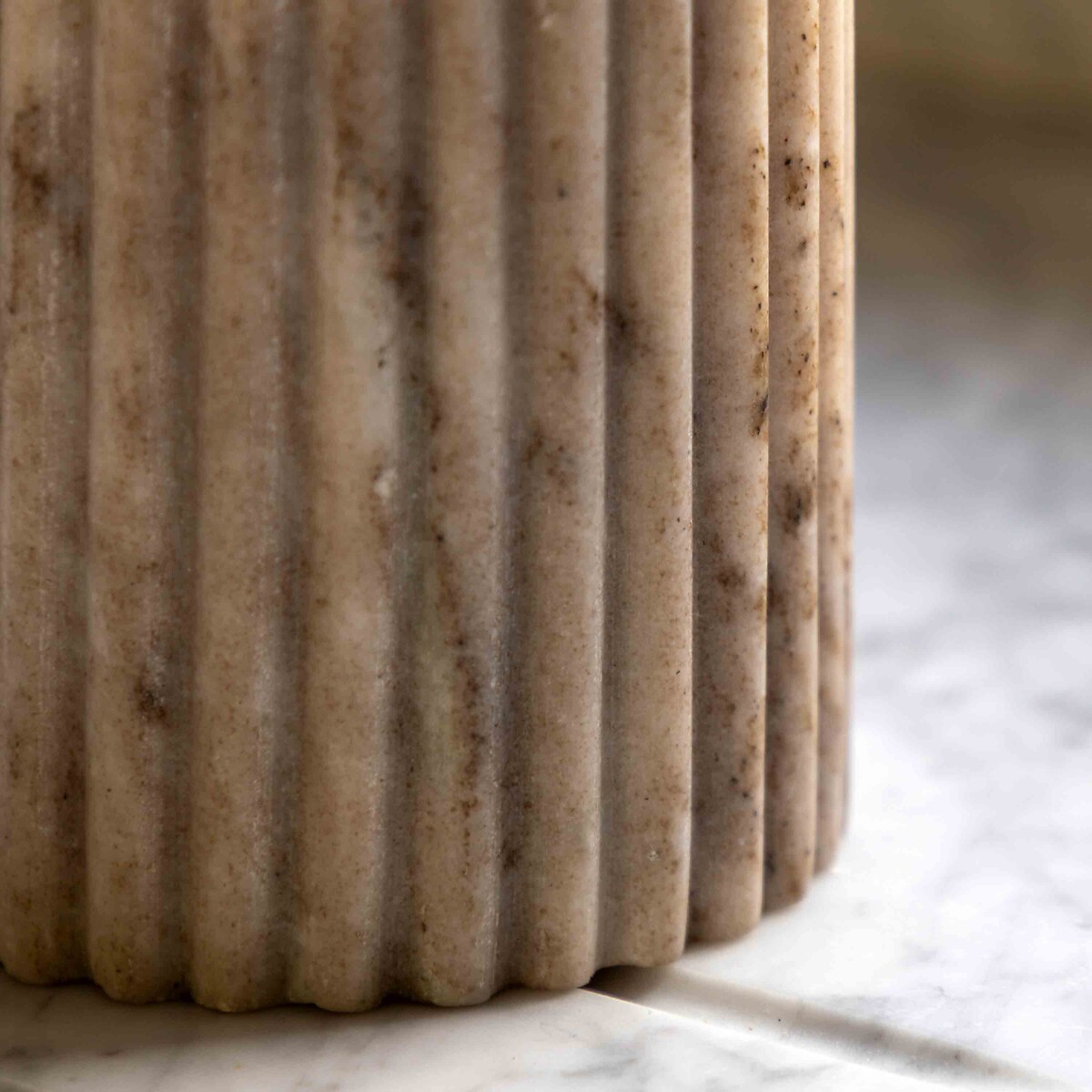 Striped Marble Wine Cooler beige, ÉDITÉ