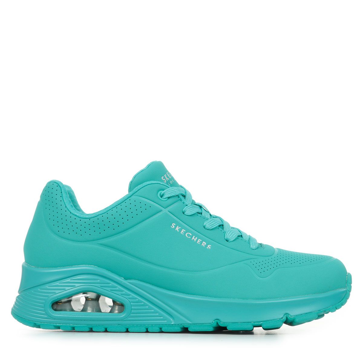 Baskets Uno turquoise, SKECHERS
