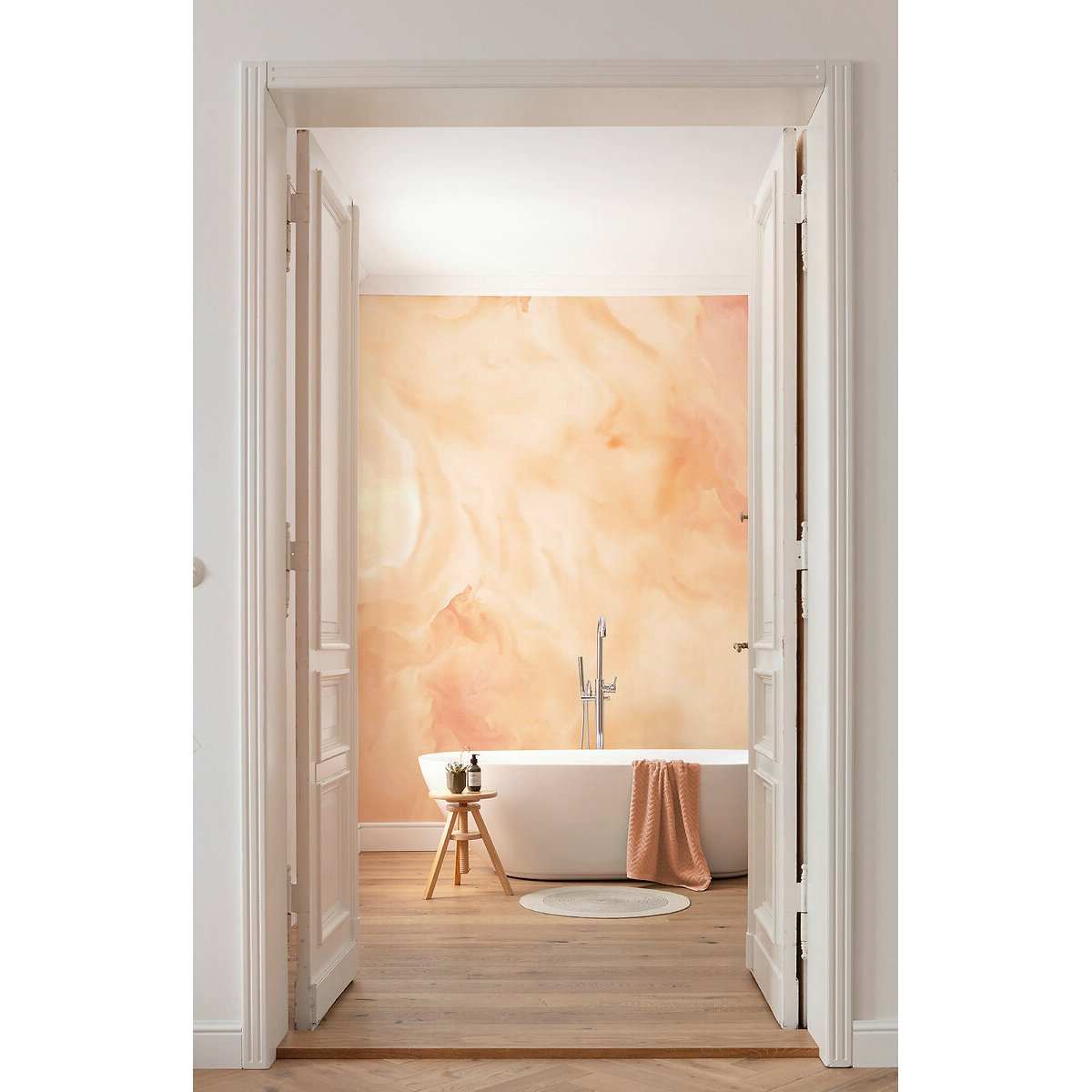 Papel de parede Candy Peach, INTERELIFE multicolor, INTERELIFE