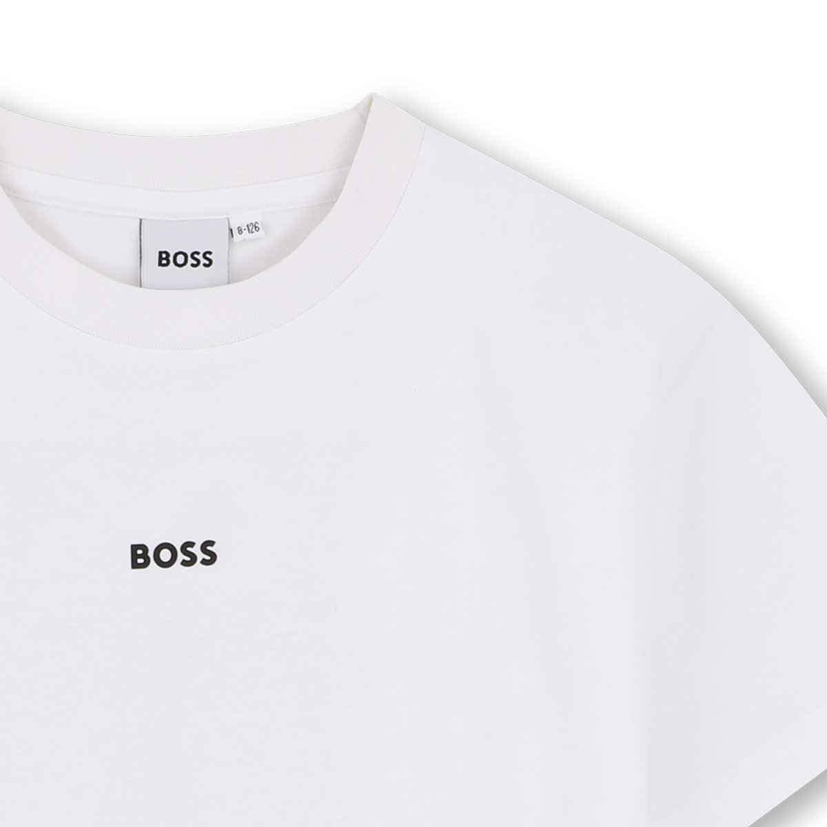 Tee-shirt manches courtes blanc, BOSS KIDSWEAR