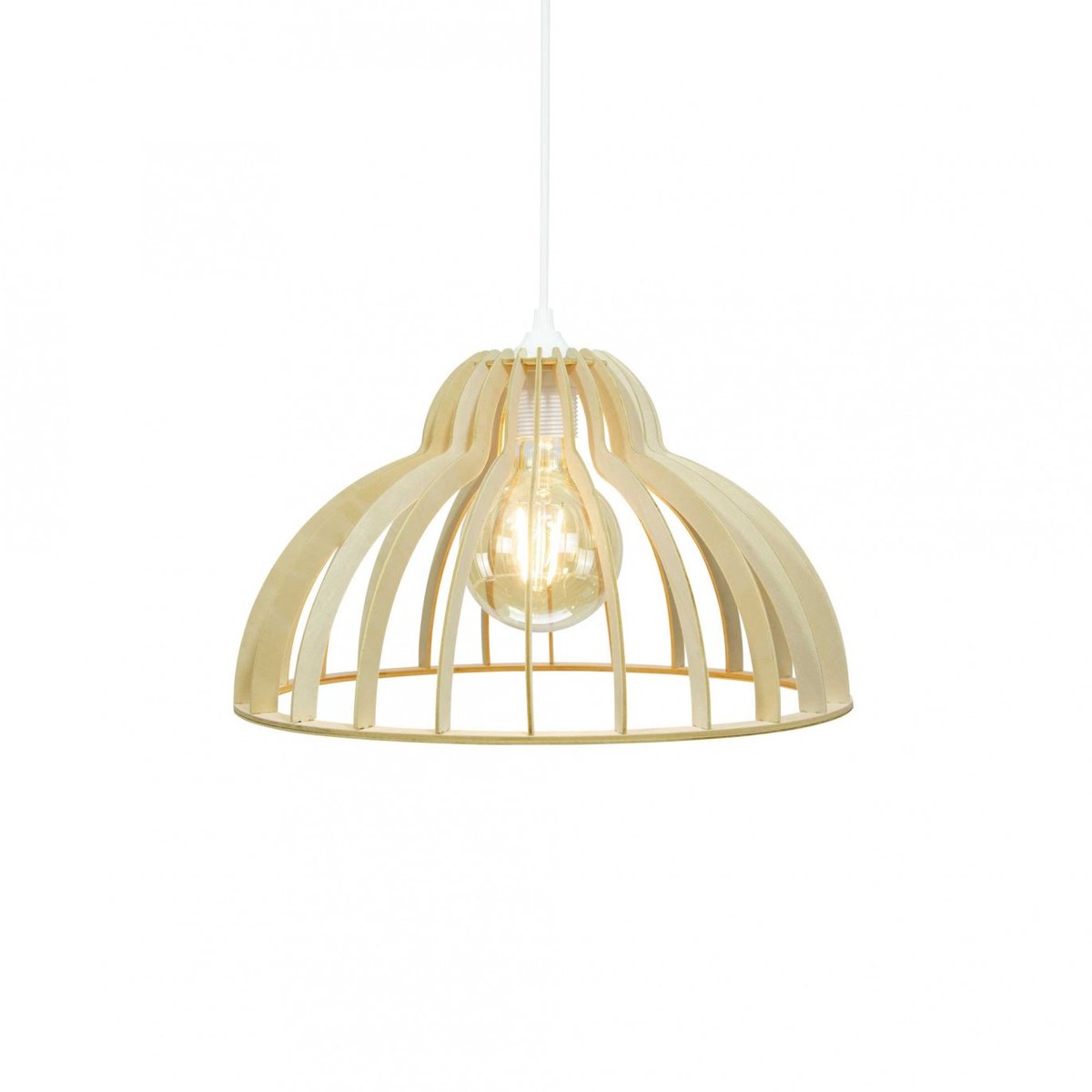 Suspension en bois de peuplier, DINOWOOD naturel, C-CREATION