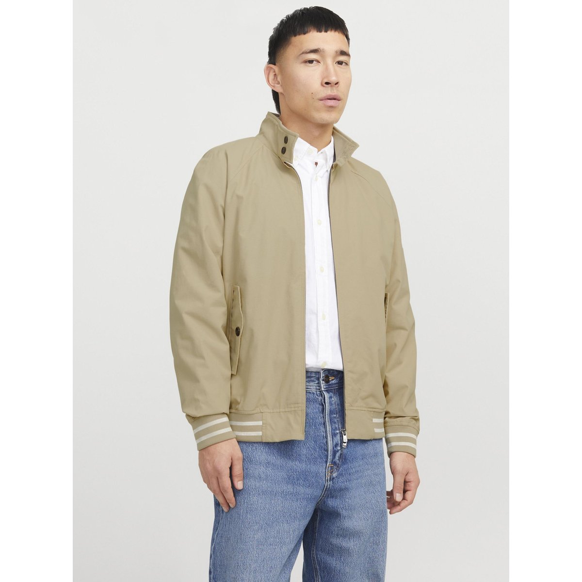 Veste Bomber white pepper, JACK AND JONES PREMIUM