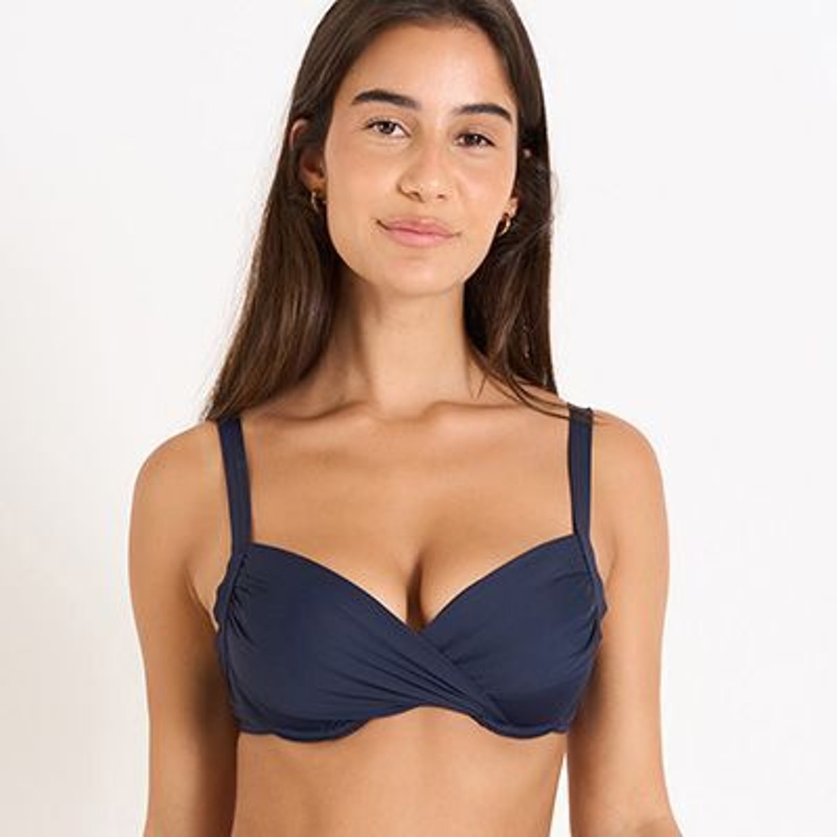 Haut de maillot armaturé Saskia - PAVILLON bleu marine, LIVIA